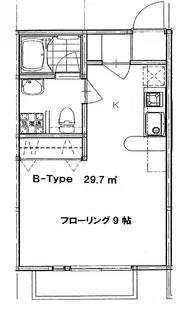 カイナルワン【1階】の間取り