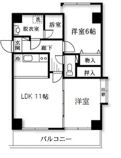 パレフォンティーノ【6階】の間取り