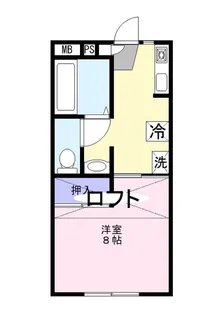 シャトリエS【2階】の間取り