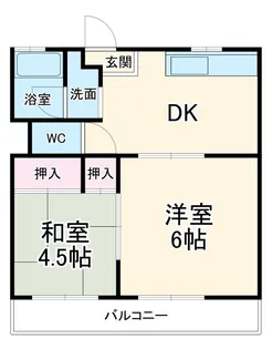 サンハイツN【1階】の間取り