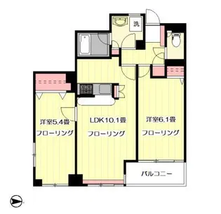 池袋ウエストヒルズ【7階】の間取り