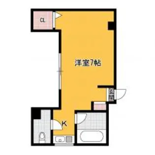 福岡県福岡市中央区大手門3【マンション】の間取り
