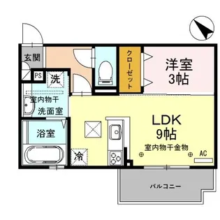 MAIRO(マイロ)【1階】の間取り