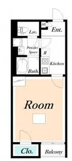 千葉県市川市北国分1【アパート】の間取り