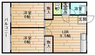 柳井ボンドビル【3階】の間取り