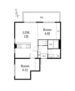 MAHORO HEIM【3階】の間取り