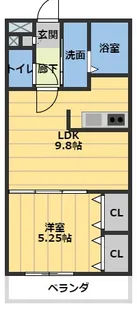 ベルカルムS II【3階】の間取り