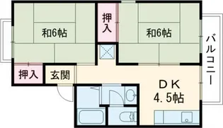レーヴ・ボワ【1階】の間取り