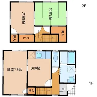 大分県宇佐市大字中原【一戸建】の間取り
