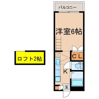 グリーンハイツKANOYA I【2階】の間取り