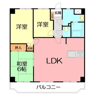 エクセル伊勢原【4階】の間取り