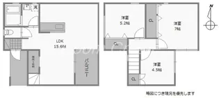 徳島県徳島市北田宮3【一戸建】の間取り