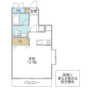 クランメール・赤塚【3階】の間取り