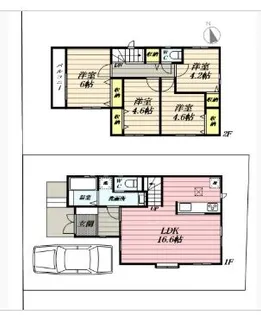 東京都練馬区大泉学園町7【一戸建】の間取り