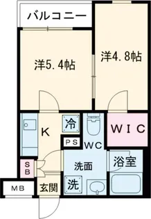 アイルグランデ品川【2階】の間取り