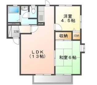 カサデヒラソル【2階】の間取り