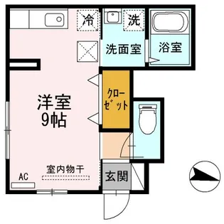 新潟県新潟市中央区蒲原町【アパート】の間取り