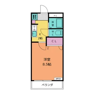 マルベリーフィルド B【2階】の間取り