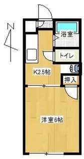 コーポつしま【2階】の間取り