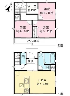 埼玉県さいたま市緑区大字三室【一戸建】の間取り