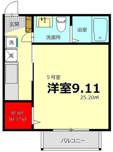 CAREL新鎌ヶ谷【1階】の間取り