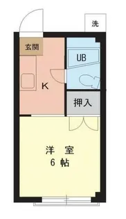 コーポヴェルデ【1階】の間取り