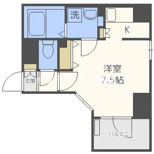 大阪府大阪市北区天満2【マンション】の間取り