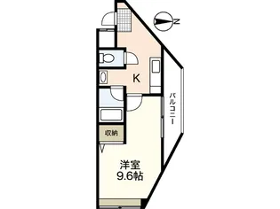 ハイツリリアン【5階】の間取り