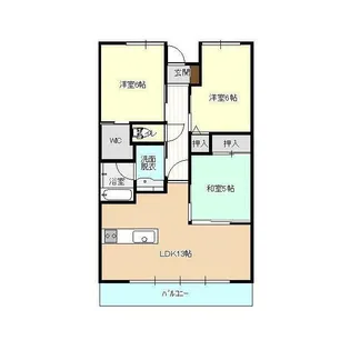 3LDKの間取り画像