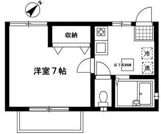 ハイグッチハイム【1階】の間取り