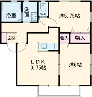 レジデンス・ノヴァC【1階】の間取り