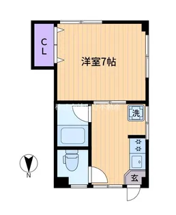 エスペランサ笹塚【2階】の間取り