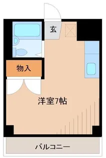 1Rの間取り画像