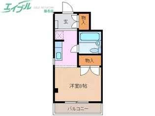 常盤マンション【2階】の間取り