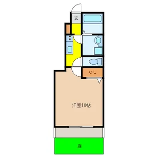 岐阜県羽島郡笠松町円城寺【アパート】の間取り