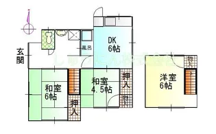 福岡県福岡市早良区内野6【一戸建】の間取り