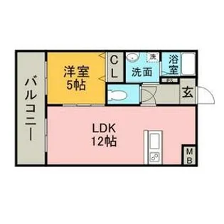 福岡県久留米市御井旗崎2【マンション】の間取り