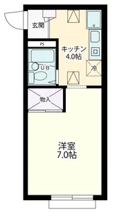 キュービック永山【1階】の間取り