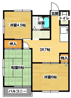 ベルピアA【2階】の間取り
