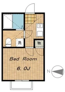 神奈川県相模原市中央区南橋本1【アパート】の間取り