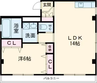 醍醐マンション【3階】の間取り