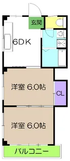 シティーライフHATA【3階】の間取り