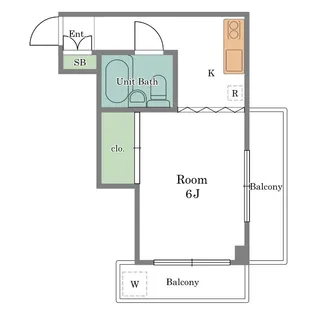 青葉ハイツ【3階】の間取り