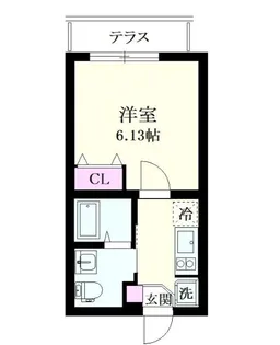 東京都練馬区貫井1【アパート】の間取り