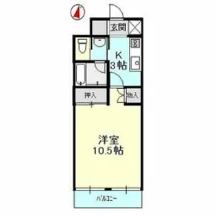 Blue rose A【2階】の間取り