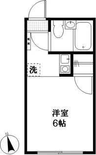ラメール桜上水【1階】の間取り