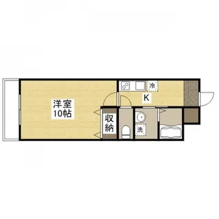 FLATHILL広国際通り【9階】の間取り