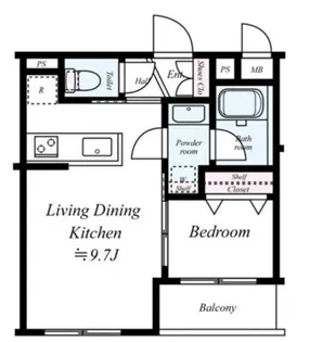 プレール・ドゥーク平和台【2階】の間取り
