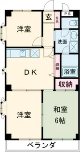 SK小松川【2階】の間取り