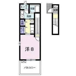 モンテカルロ II【2階】の間取り